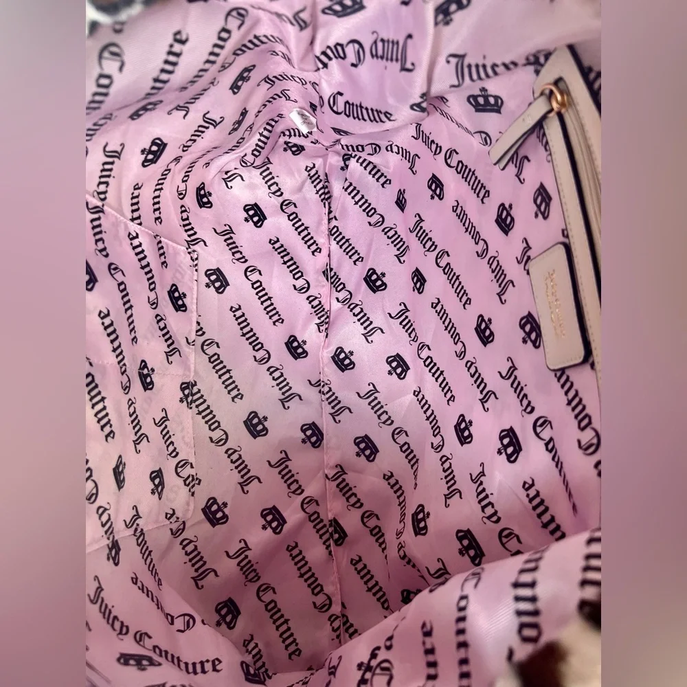 Juicy Couture Fuzzy Leopard Tote Bag!! - Picture 8 of 11